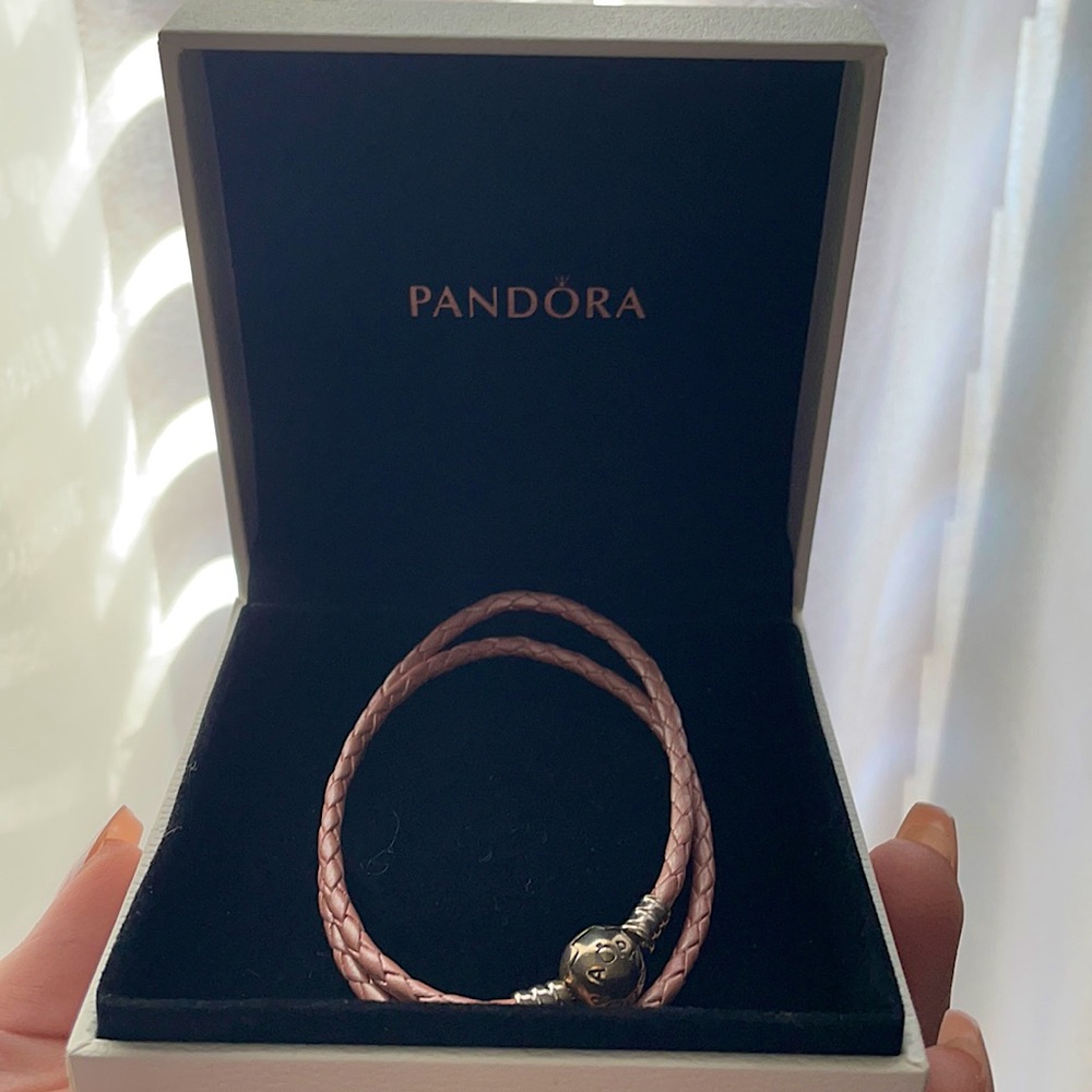 Pink Pandora Charm Bracelet